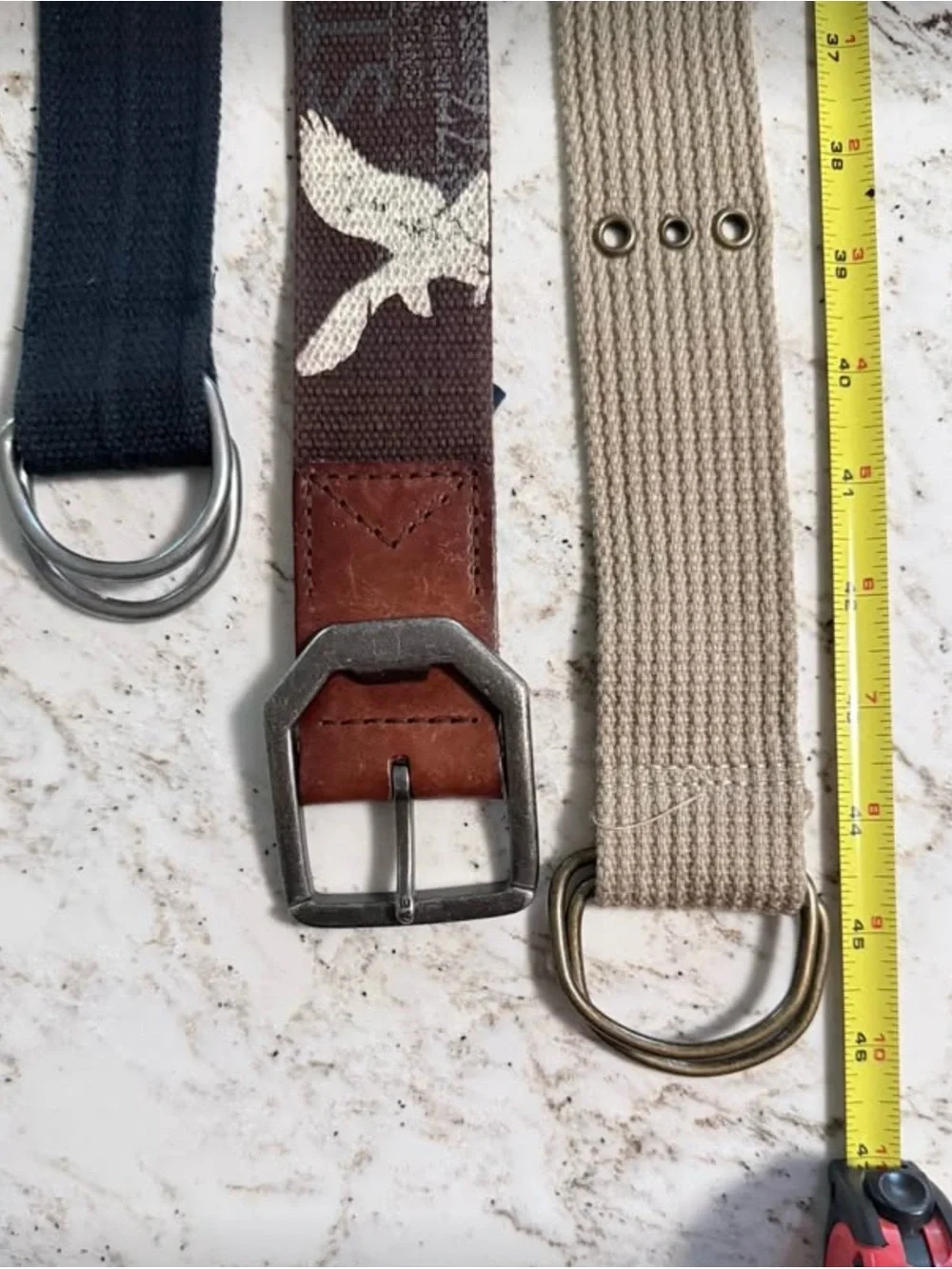 Men's Cloth Belts (Bundle lot of 3)